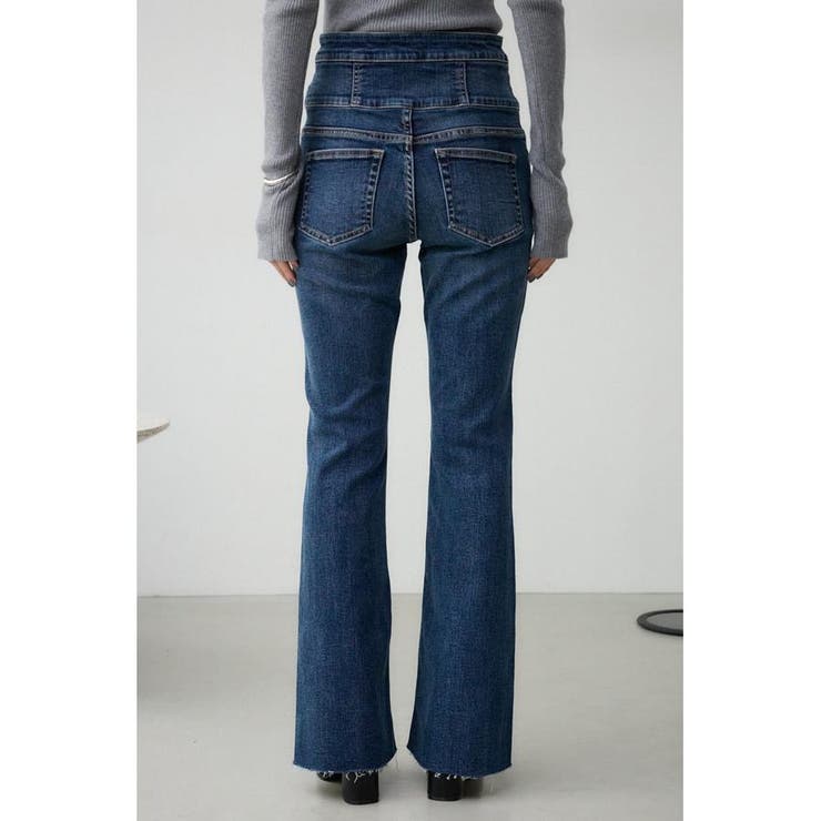AZUL DENIM ハイウエストボタンフレアデニム | AZUL BY MOUSSY | 詳細画像7 