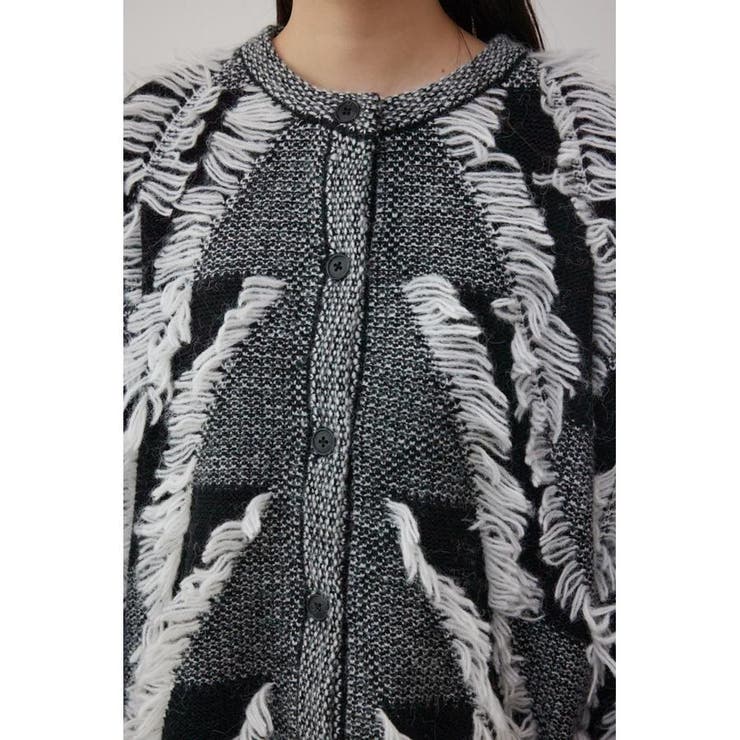 フリンジニットカーディガン | AZUL BY MOUSSY | 詳細画像7 