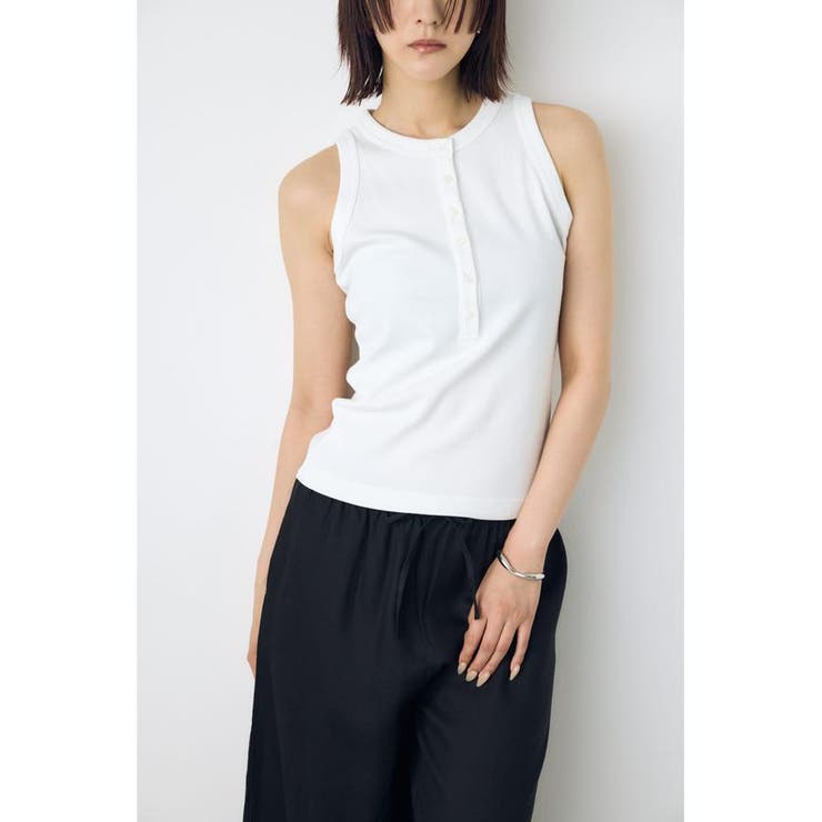 ヘンリーネックタンクトップ | AZUL BY MOUSSY | 詳細画像2 