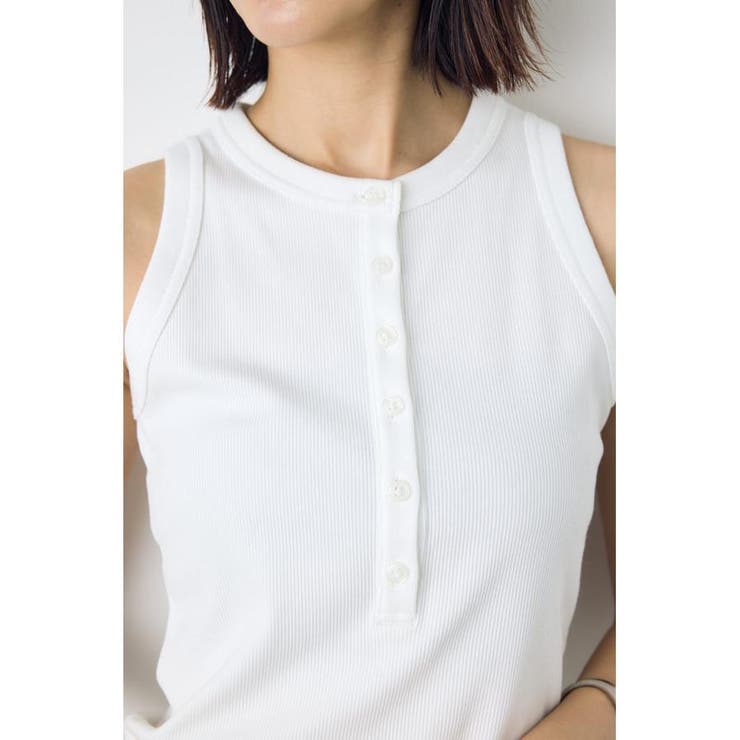 ヘンリーネックタンクトップ | AZUL BY MOUSSY | 詳細画像6 