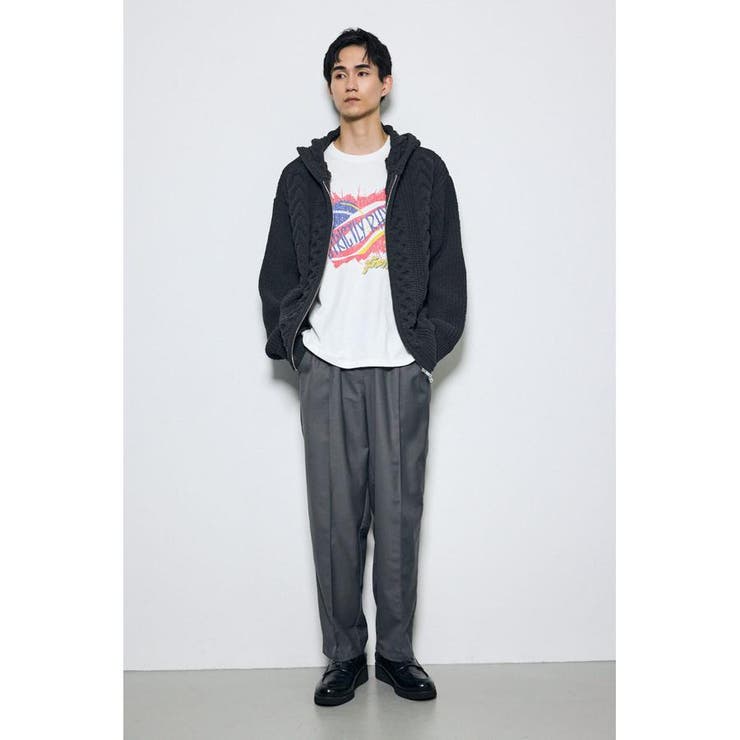 ジップアップニットフーディー | AZUL BY MOUSSY | 詳細画像32 