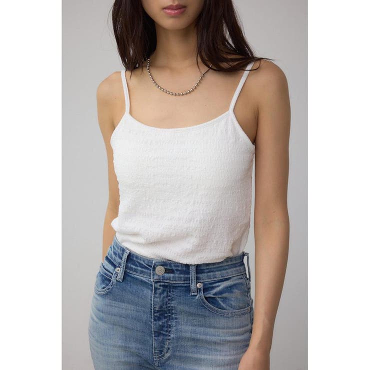 O/WHT1 | ニュアンスリブキャミソール | AZUL BY MOUSSY