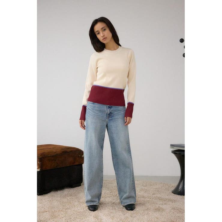 ラメバイカラーニットトップス | AZUL BY MOUSSY | 詳細画像4 