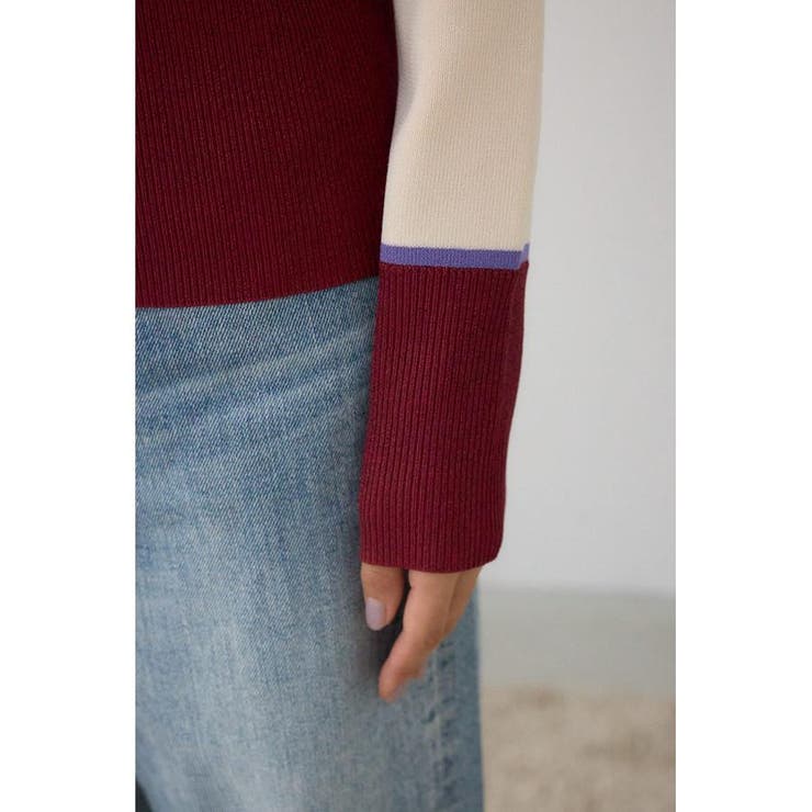 ラメバイカラーニットトップス | AZUL BY MOUSSY | 詳細画像10 