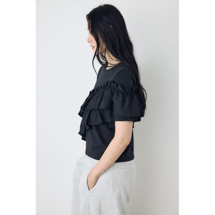 フリルデザインカットトップス | AZUL BY MOUSSY | 詳細画像12 