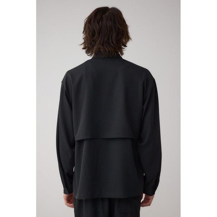 C/Tトロミアシンメトリー長袖シャツ | AZUL BY MOUSSY | 詳細画像7 