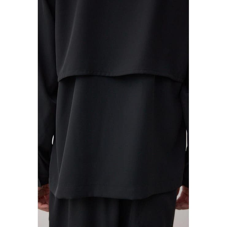 C/Tトロミアシンメトリー長袖シャツ | AZUL BY MOUSSY | 詳細画像9 