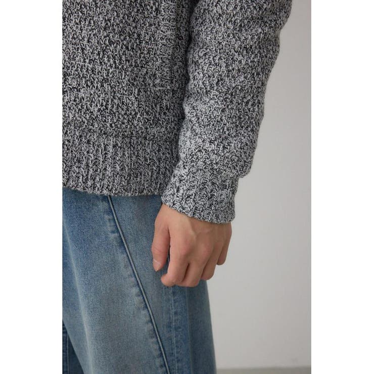 ガーターボアジップニット フーディー | AZUL BY MOUSSY | 詳細画像26 