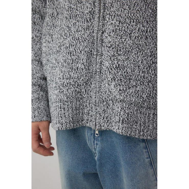 ガーターボアジップニット フーディー | AZUL BY MOUSSY | 詳細画像27 