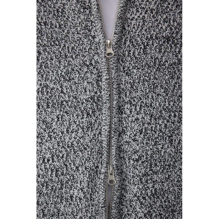 ガーターボアジップニット フーディー | AZUL BY MOUSSY | 詳細画像29 