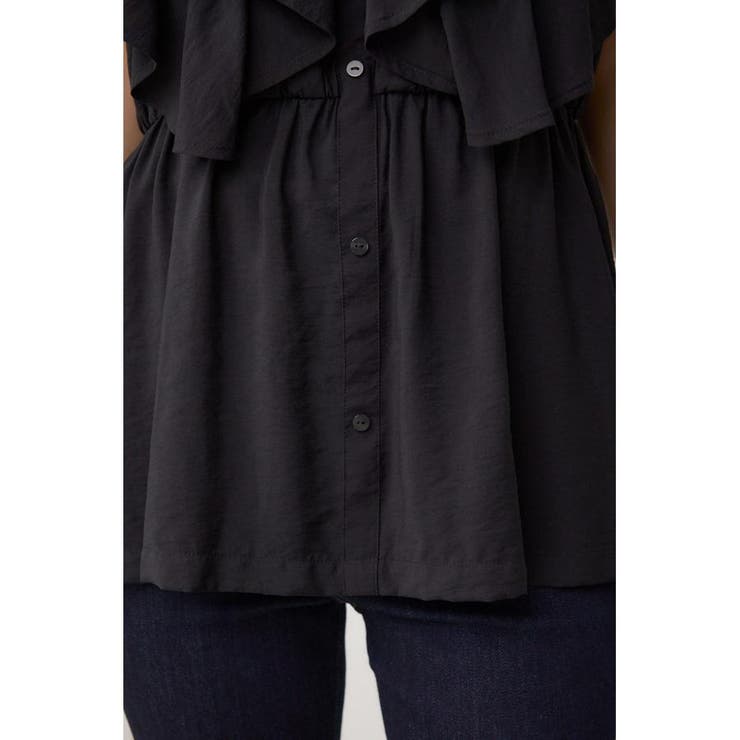 ラッフルペプラムブラウス | AZUL BY MOUSSY | 詳細画像21 