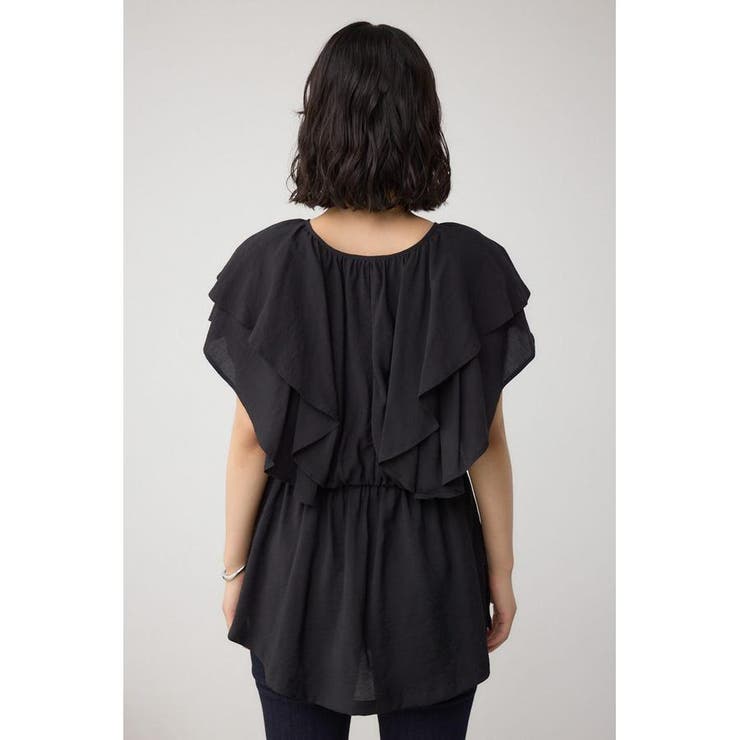 ラッフルペプラムブラウス | AZUL BY MOUSSY | 詳細画像17 