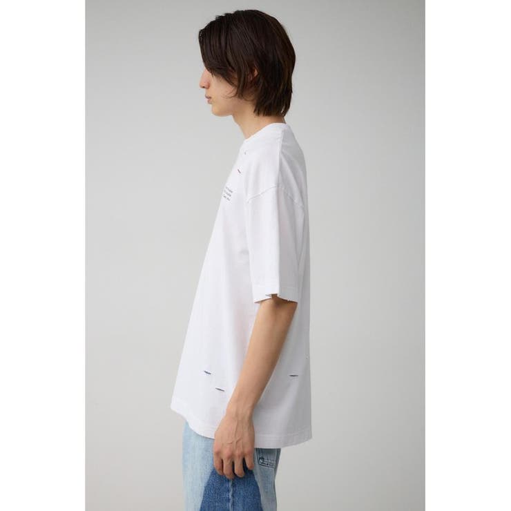 ピグメントダメージTシャツ | AZUL BY MOUSSY | 詳細画像5 