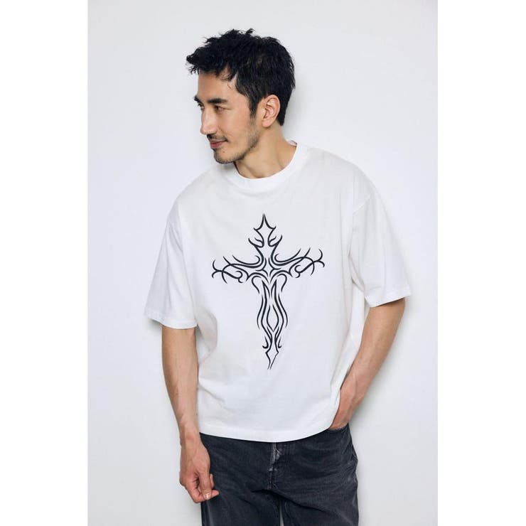 クロスモチーフTシャツ | AZUL BY MOUSSY | 詳細画像2 