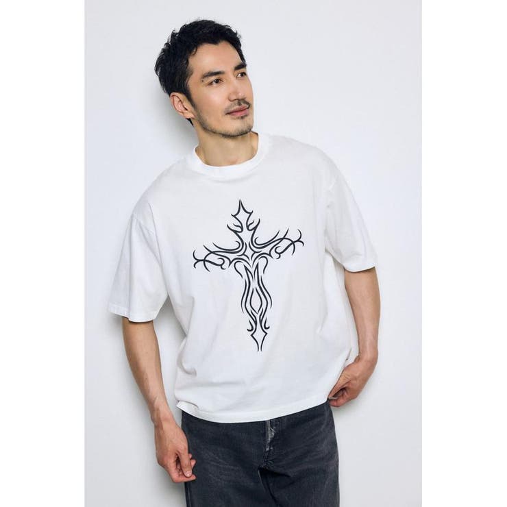 クロスモチーフTシャツ | AZUL BY MOUSSY | 詳細画像3 