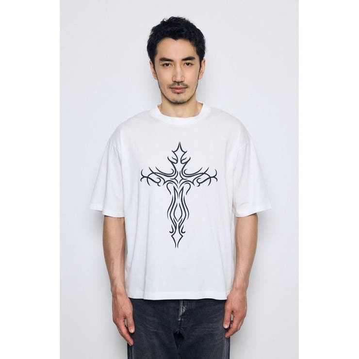 クロスモチーフTシャツ | AZUL BY MOUSSY | 詳細画像5 