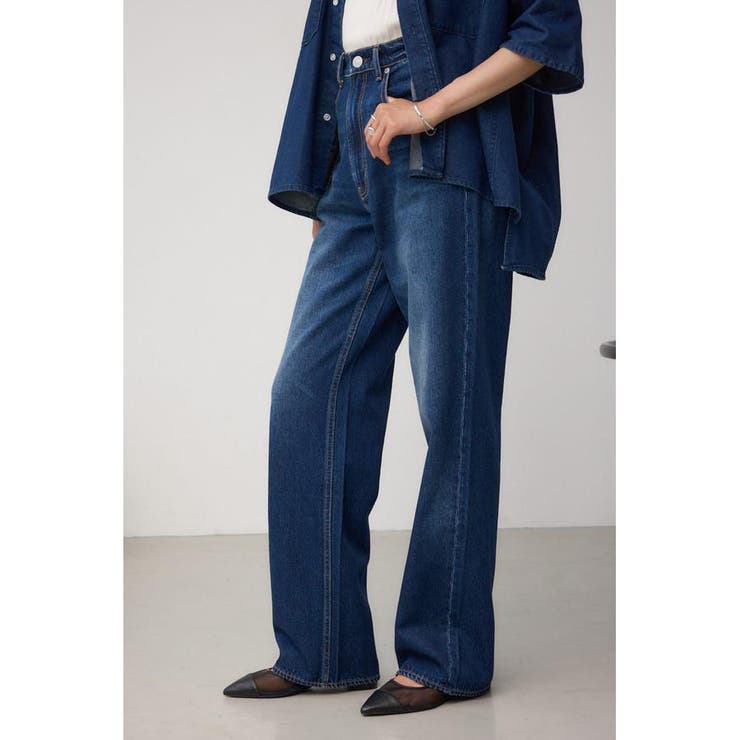 C/T冷感イージーワイドデニム | AZUL BY MOUSSY | 詳細画像13 