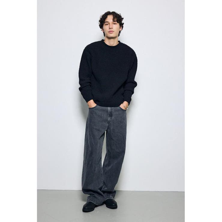 ワッフル編みニットトップス | AZUL BY MOUSSY | 詳細画像15 