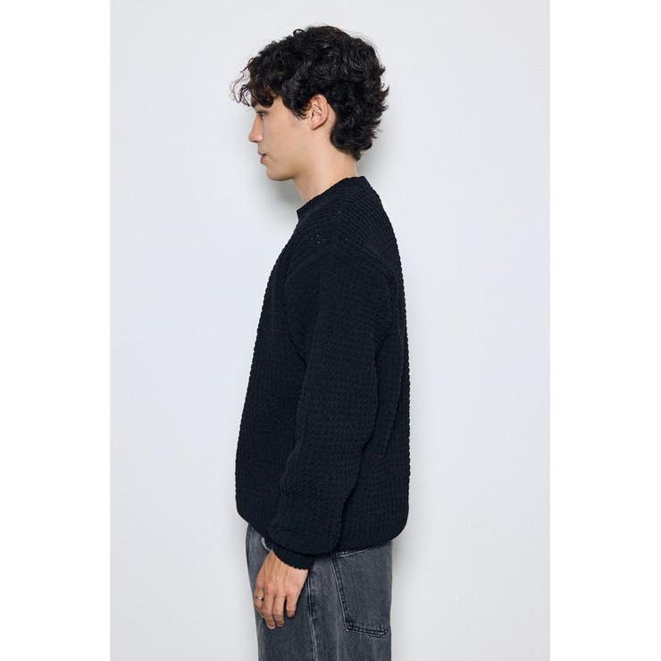 ワッフル編みニットトップス | AZUL BY MOUSSY | 詳細画像17 