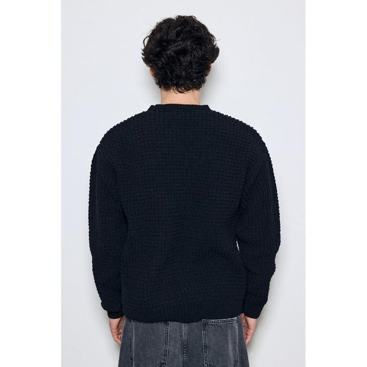 ワッフル編みニットトップス | AZUL BY MOUSSY | 詳細画像18 