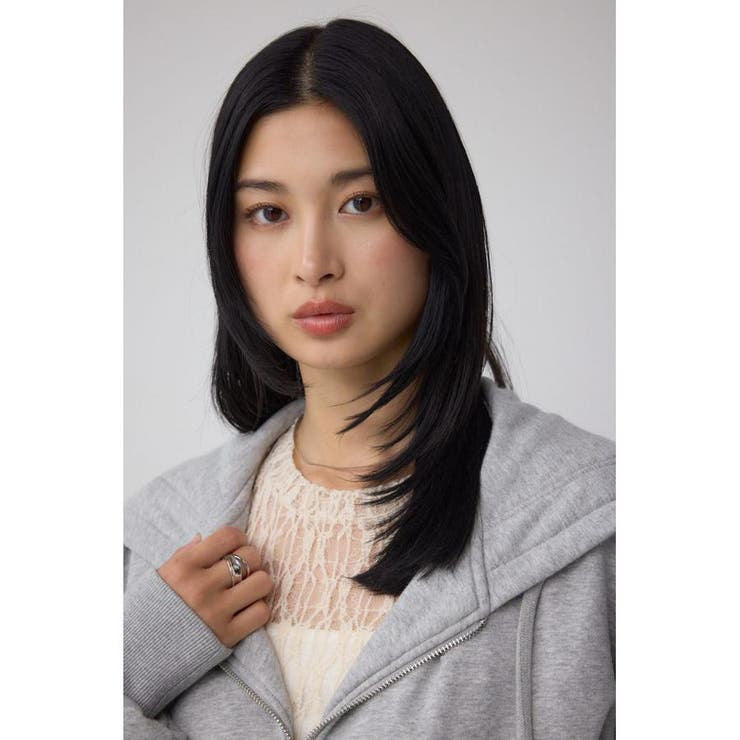 ジップアップダメージフーディー | AZUL BY MOUSSY | 詳細画像13 