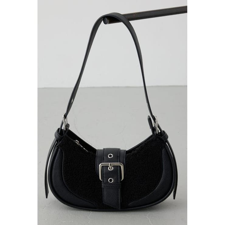 BLK | バックルベルトワンハンドルボアバッグ | AZUL BY MOUSSY