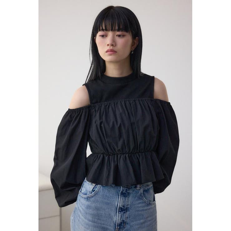 オフショルレイヤードブラウス | AZUL BY MOUSSY | 詳細画像13 