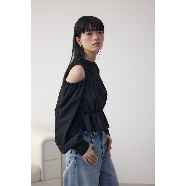 オフショルレイヤードブラウス | AZUL BY MOUSSY | 詳細画像14 