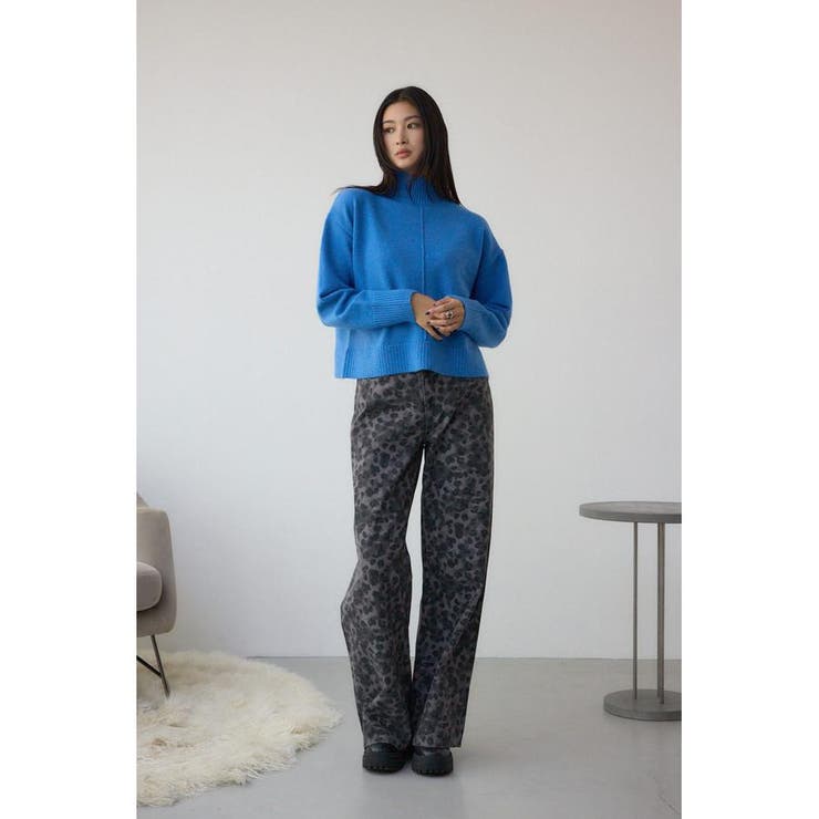 AZUL DENIM 起毛ツイルレオパードデニム | AZUL BY MOUSSY | 詳細画像4 