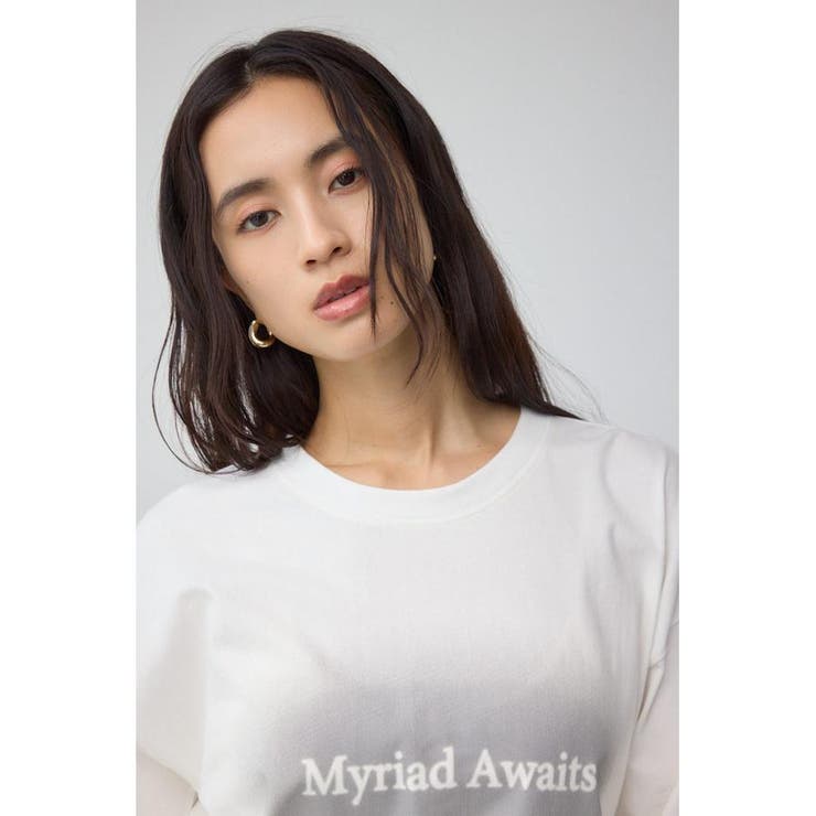 グラデーションロゴルーズロングTシャツ | AZUL BY MOUSSY | 詳細画像2 
