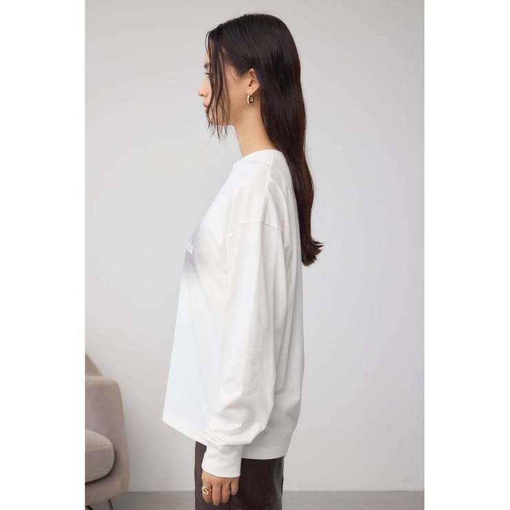 グラデーションロゴルーズロングTシャツ | AZUL BY MOUSSY | 詳細画像6 