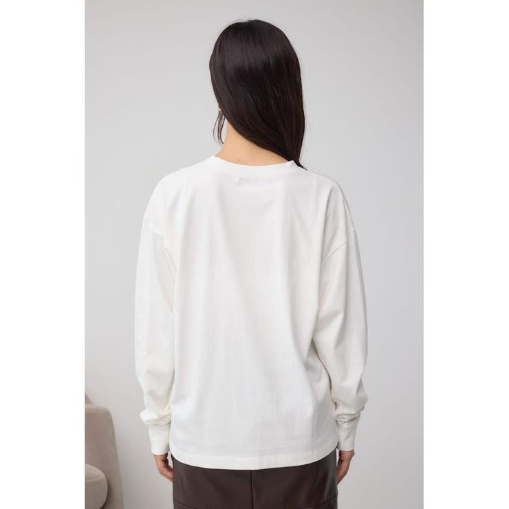 グラデーションロゴルーズロングTシャツ | AZUL BY MOUSSY | 詳細画像7 