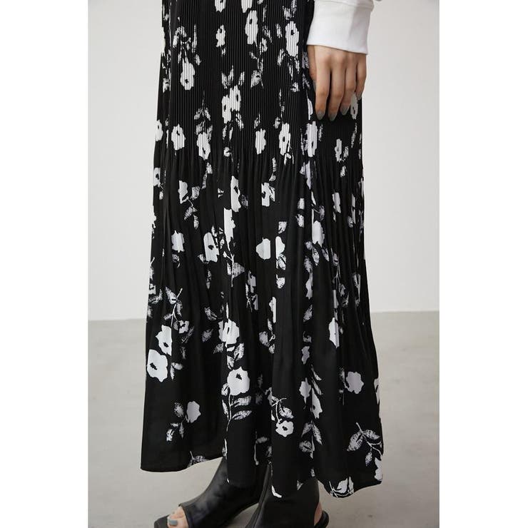 FLOWER PLEATS LONG SKIRT[品番：AZLW0020719]｜AZUL BY MOUSSY