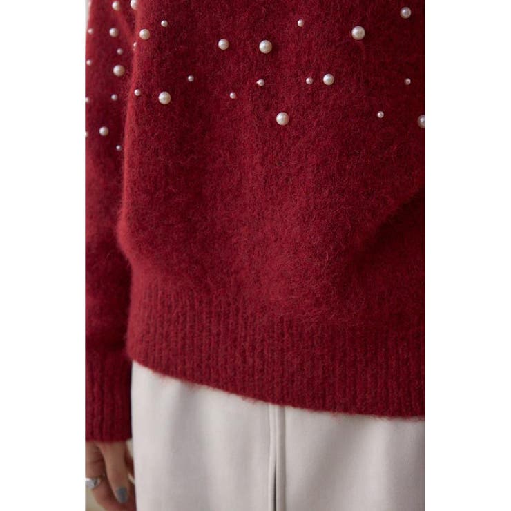 パールビジューニットトップス | AZUL BY MOUSSY | 詳細画像30 