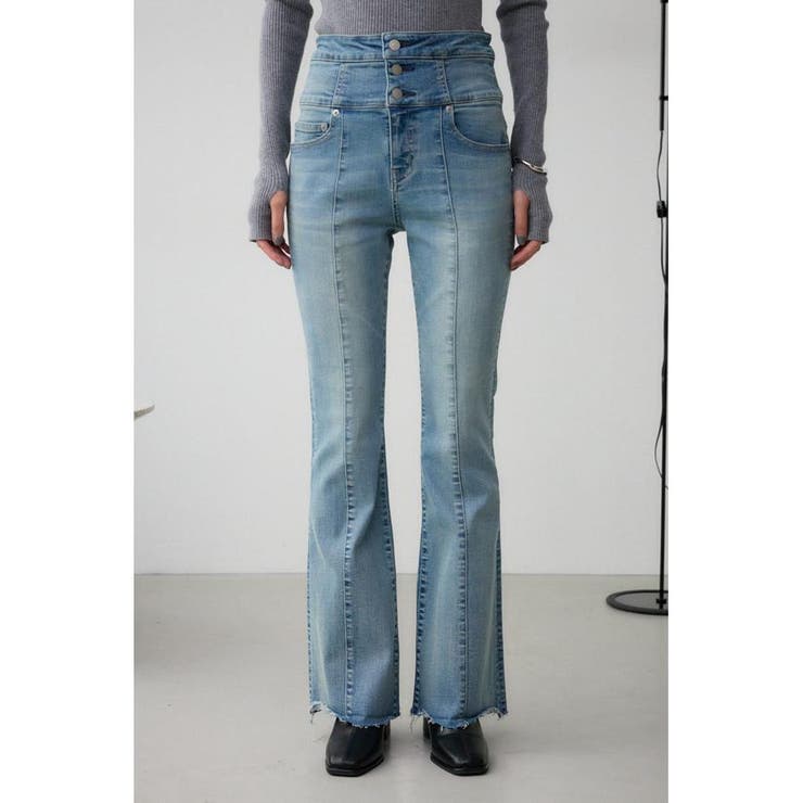AZUL DENIM ハイウエストボタンフレアデニム | AZUL BY MOUSSY | 詳細画像17 