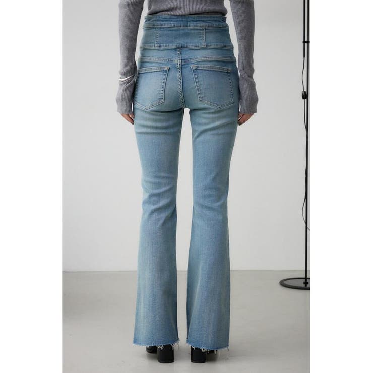 AZUL DENIM ハイウエストボタンフレアデニム[品番：AZLW0023051