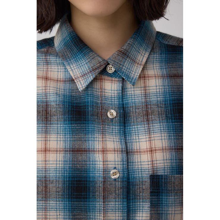 アソートフリンジチェックシャツ | AZUL BY MOUSSY | 詳細画像23 