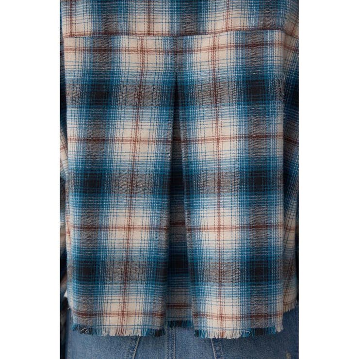 アソートフリンジチェックシャツ | AZUL BY MOUSSY | 詳細画像24 