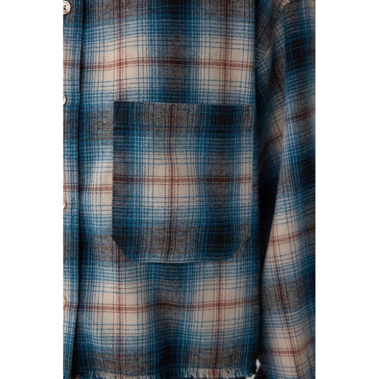 アソートフリンジチェックシャツ | AZUL BY MOUSSY | 詳細画像25 