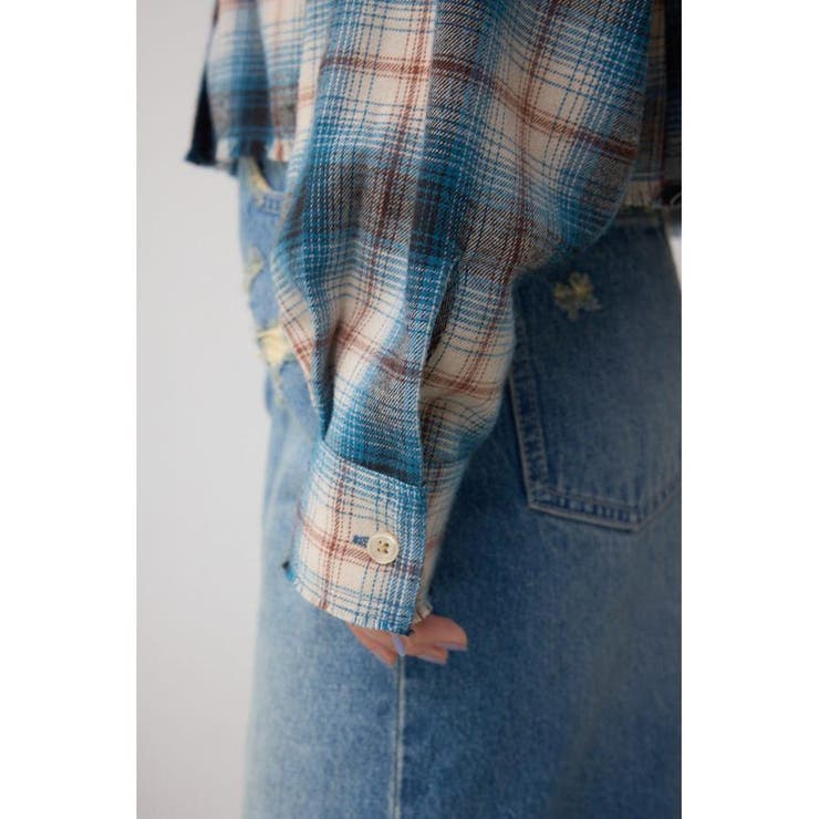 アソートフリンジチェックシャツ | AZUL BY MOUSSY | 詳細画像28 