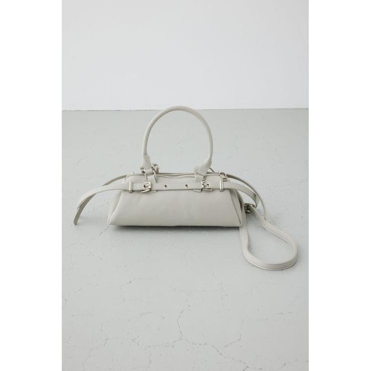 GREIGE | ベルトデザインレクタングルハンドバッグ | AZUL BY MOUSSY