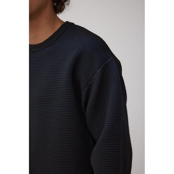 ミックスカラーリップル編みニットトップス | AZUL BY MOUSSY | 詳細画像9 