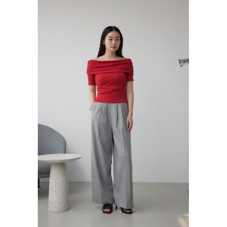 オフショルダーリブトップス | AZUL BY MOUSSY | 詳細画像34 