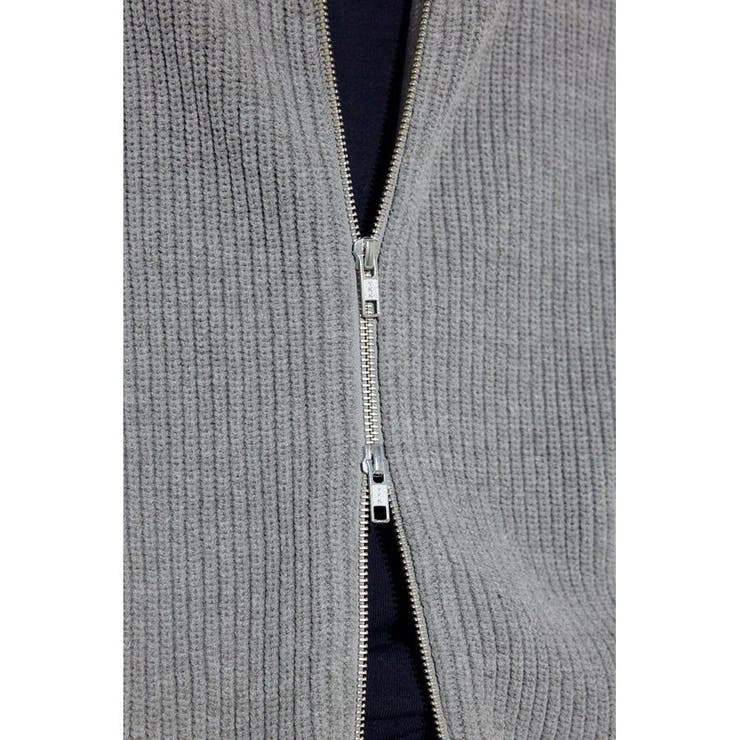 スタンドカラーWジップニット | AZUL BY MOUSSY | 詳細画像38 