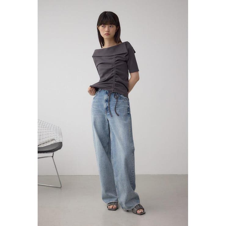 スクエアネックドロストカットトップス | AZUL BY MOUSSY | 詳細画像31 