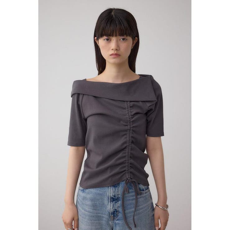 スクエアネックドロストカットトップス | AZUL BY MOUSSY | 詳細画像32 