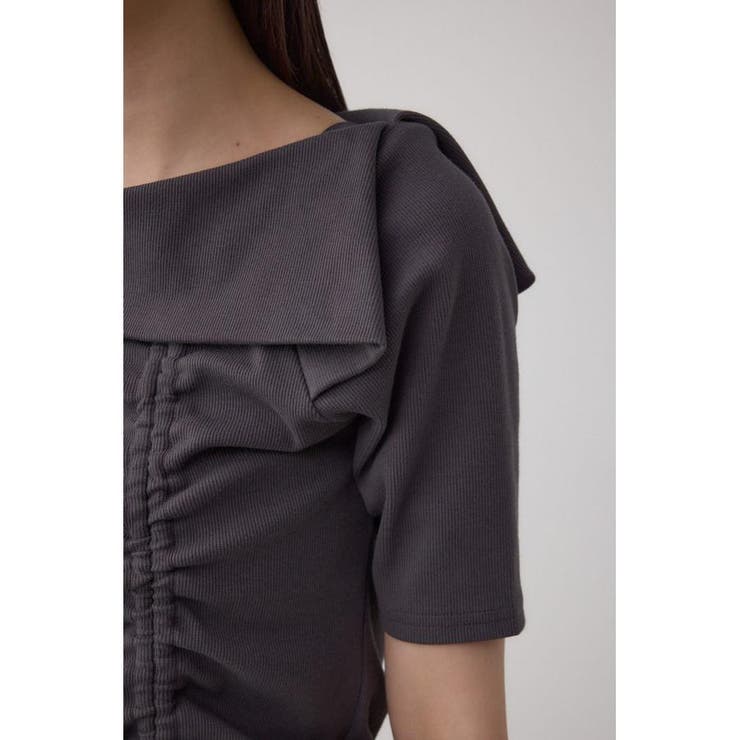 スクエアネックドロストカットトップス | AZUL BY MOUSSY | 詳細画像36 