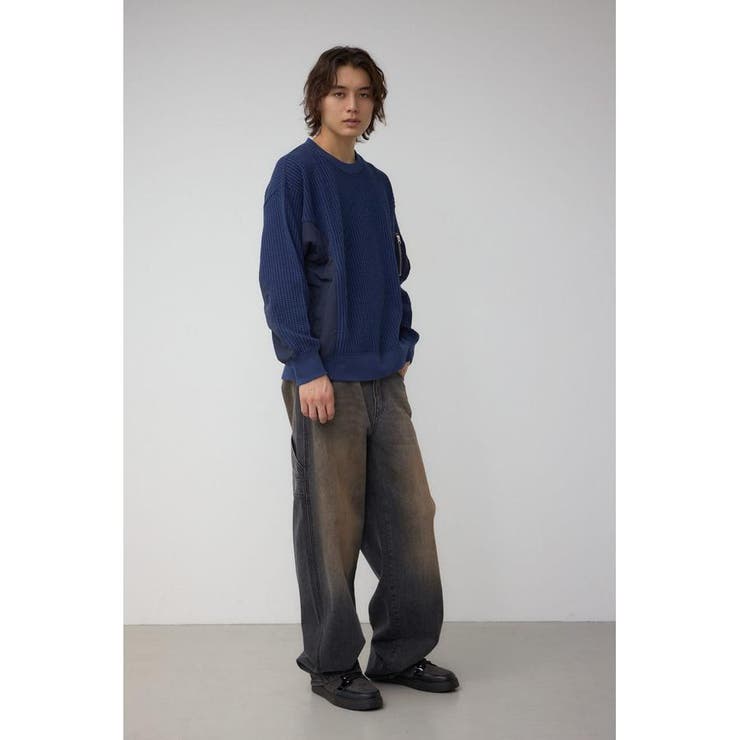 オニワッフルスウィッチングトップス | AZUL BY MOUSSY | 詳細画像17 