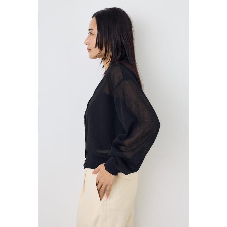 シアーニットカーディガン | AZUL BY MOUSSY | 詳細画像14 
