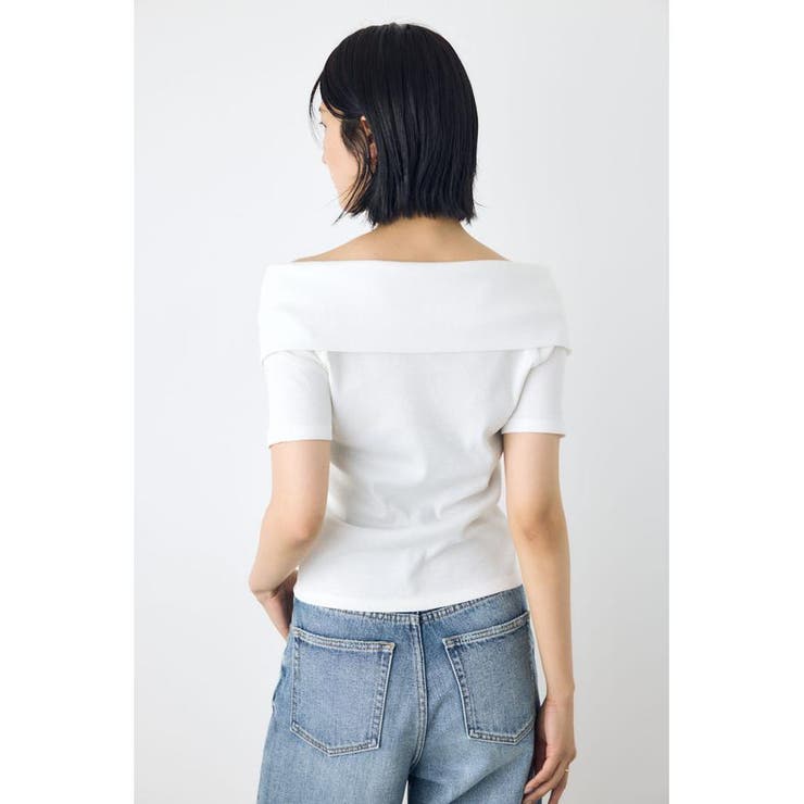 ダブルジップオフショルトップス | AZUL BY MOUSSY | 詳細画像5 